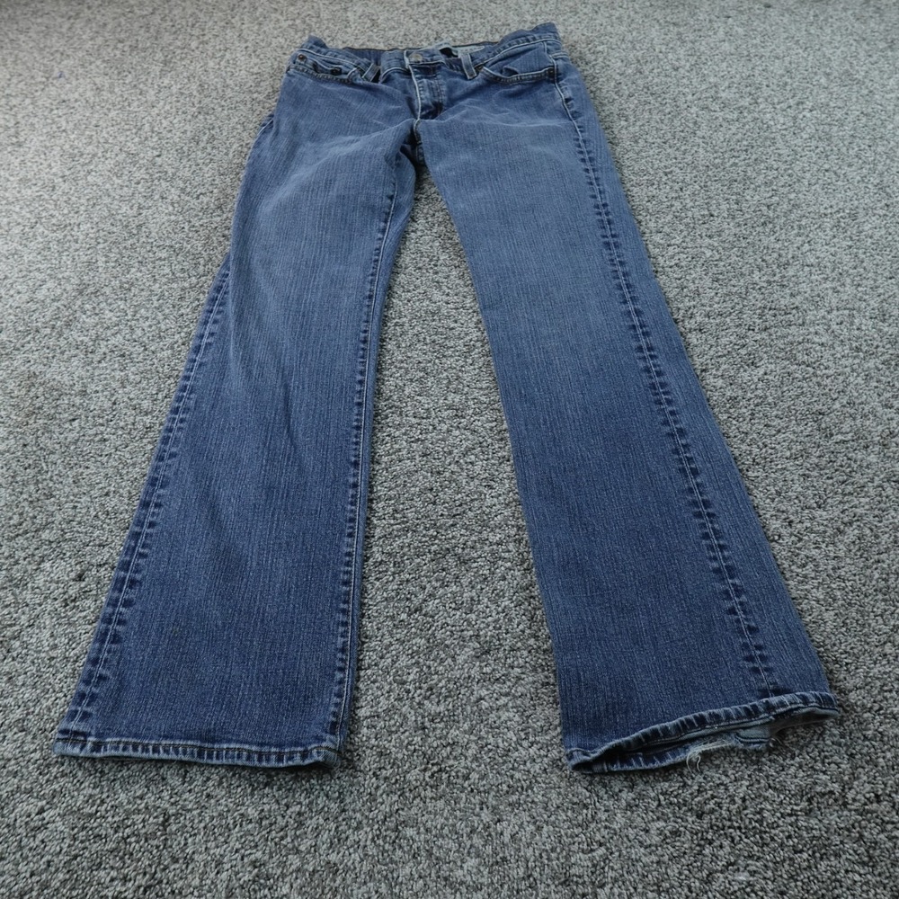 VTG Gap Jeans Womens 10 Dark Blue Denim Pants Low Rise Boot Stretch Western Y2K